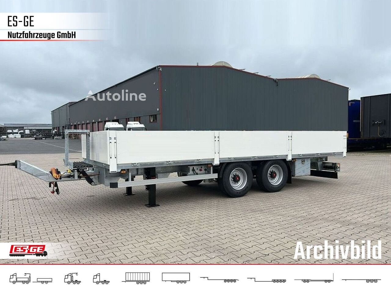 Neuer ES-GE Tandem-Anhänger Bordwände, CV, Rungen Pritschenanhänger - Autoline