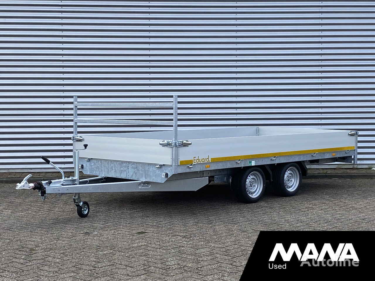 Eduard 4020 Plateau 3500kg 2as Tandem 400X200 cm Geremd flatbed trailer