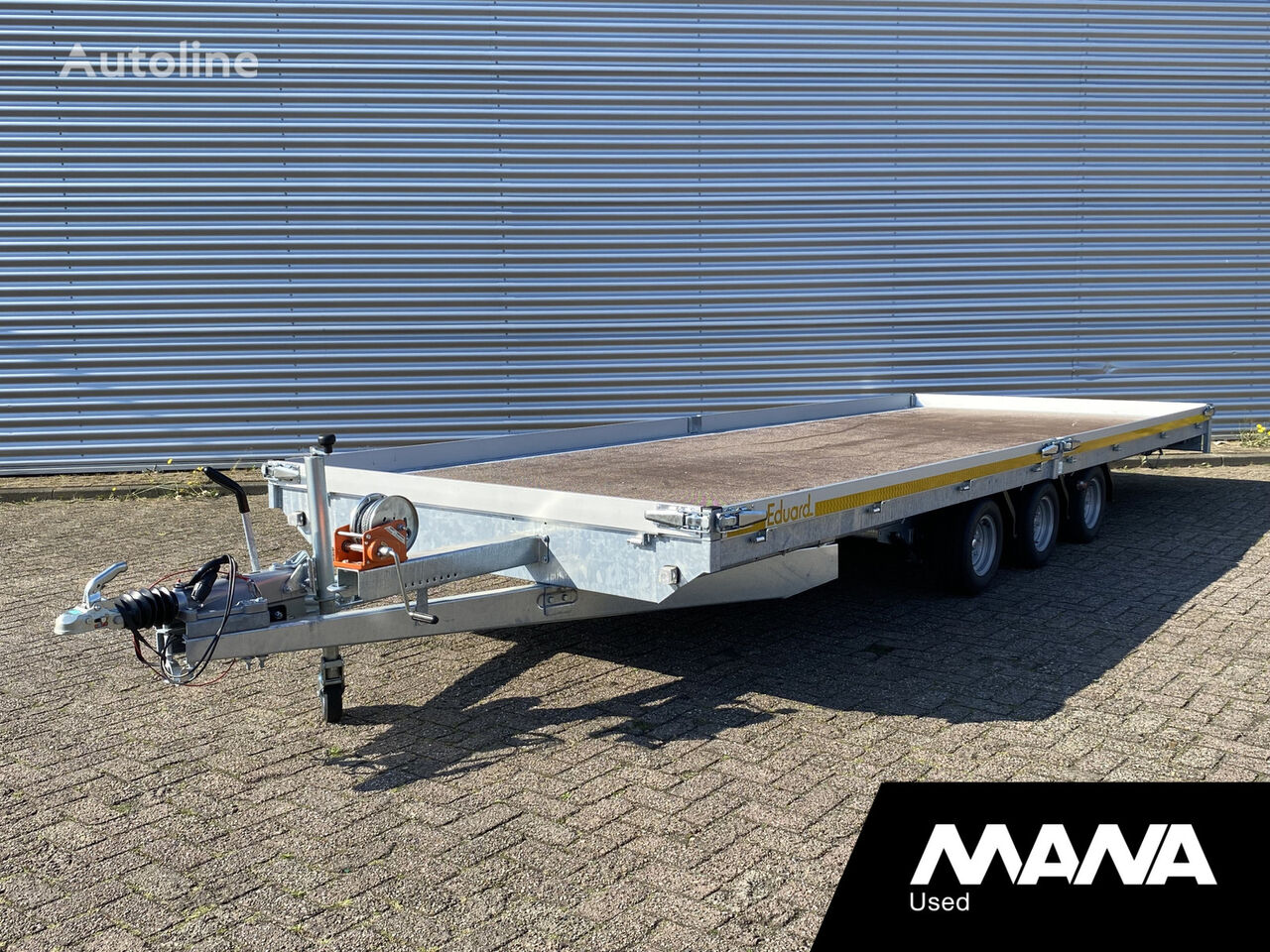 Eduard 6022 Plateau Multitransporter Autoambulance 3as 3500kg 600X220 c flatbed trailer