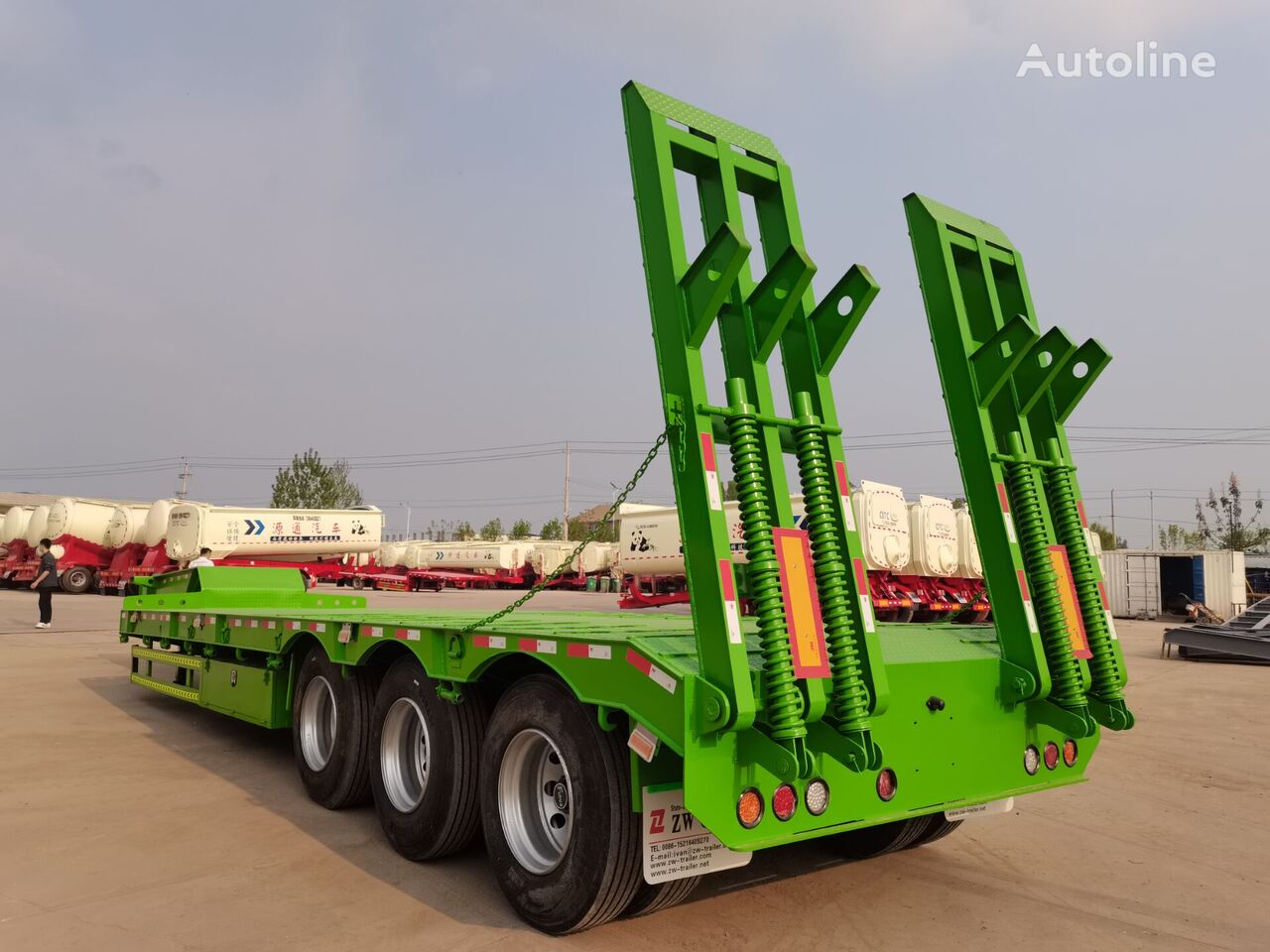 new Humbaur flatbed trailer