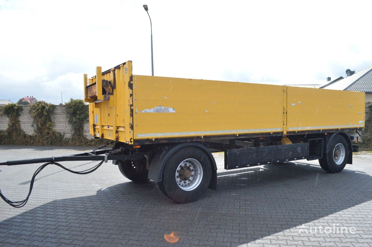 Krone AZ  flatbed trailer