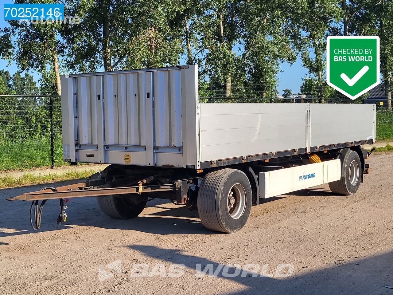 Krone AZ flatbed trailer