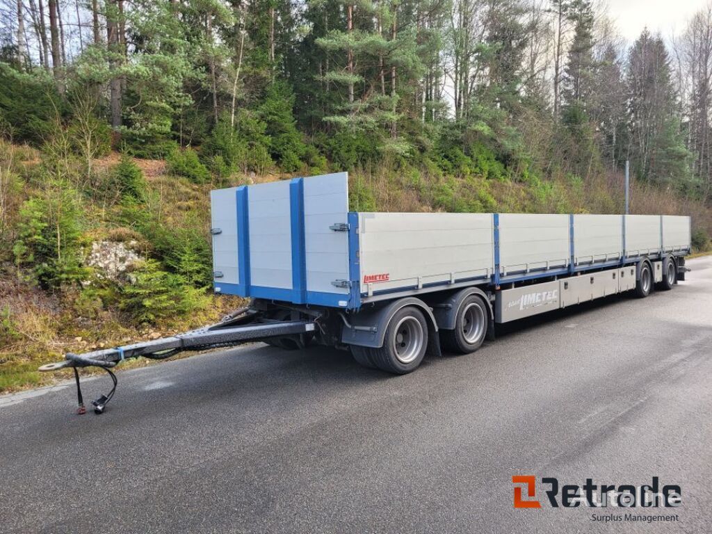 Limetec VPA 438 flatbed trailer