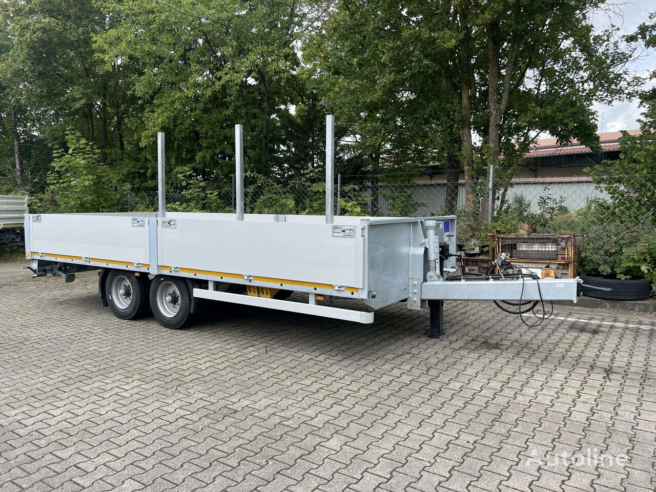 neuer Möslein THT 11 G 6,2 L Tandem- Pritschenanhänger