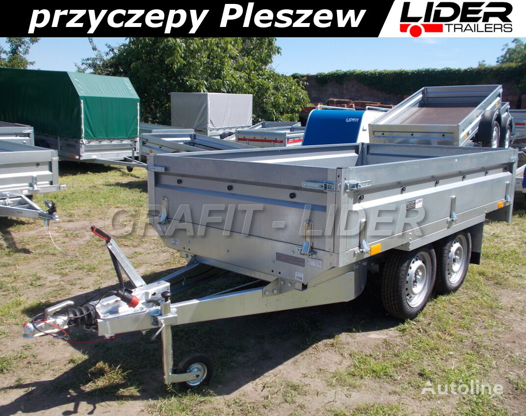 new Neptun Universal trailer NP-067 przyczepa N13-263 2 KPS, 263 x 145 x 40 flatbed trailer