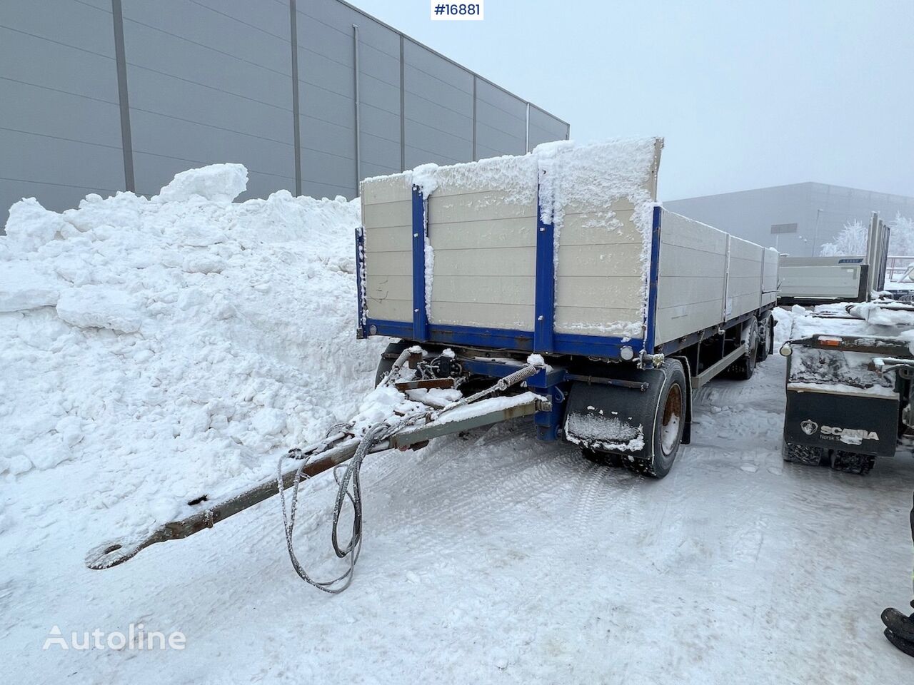 Nor Slep flatbed trailer