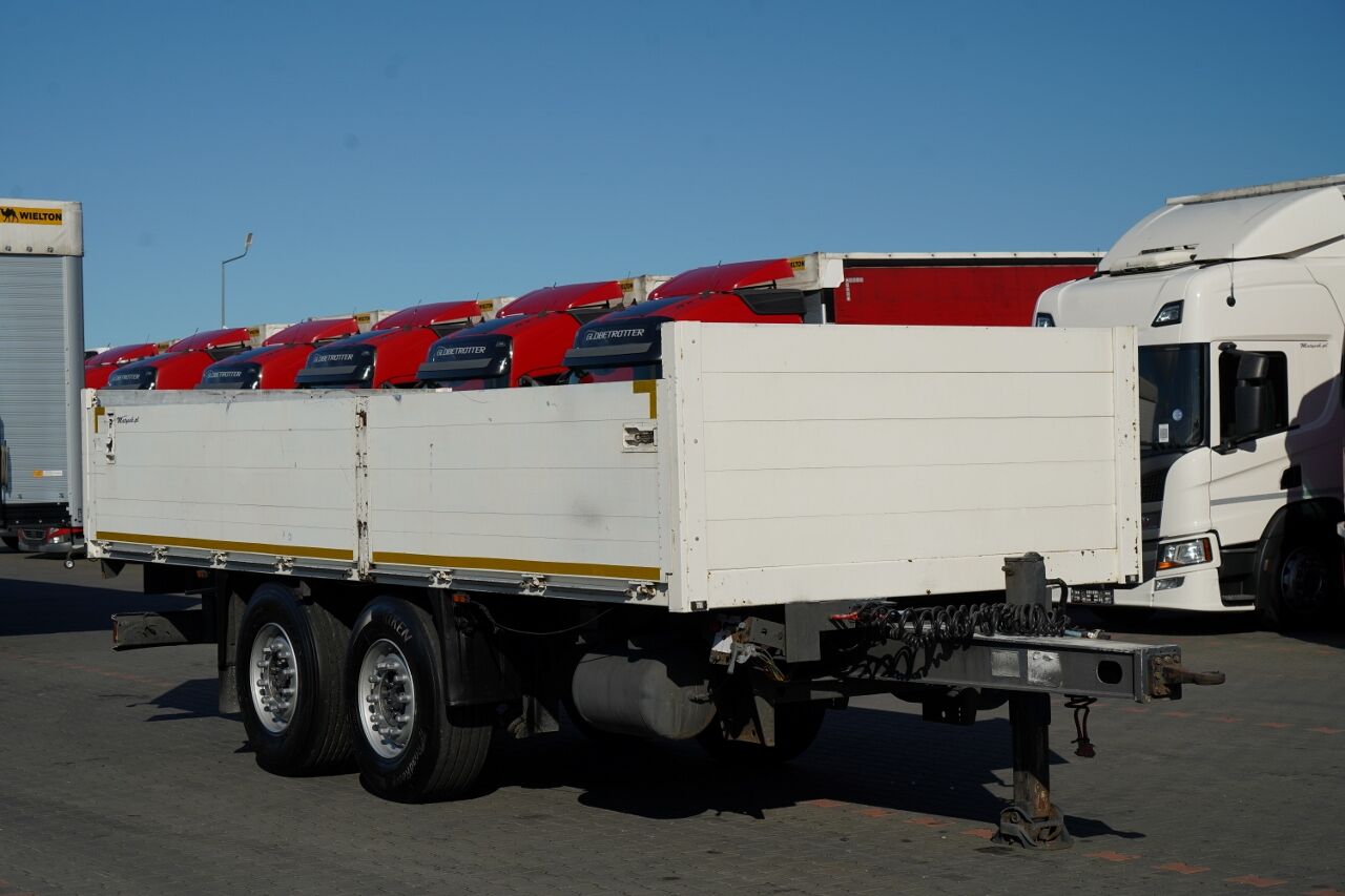 Orten PRZYCZEPA BURTOWA 6,5M / DO BUDOWLANKI / OŚ PODNOSZONA / SAF /