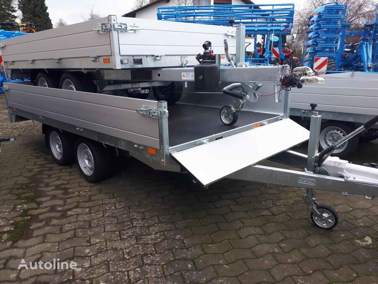 new PL 356 184 3500 2 WÄNDE 35 flatbed trailer