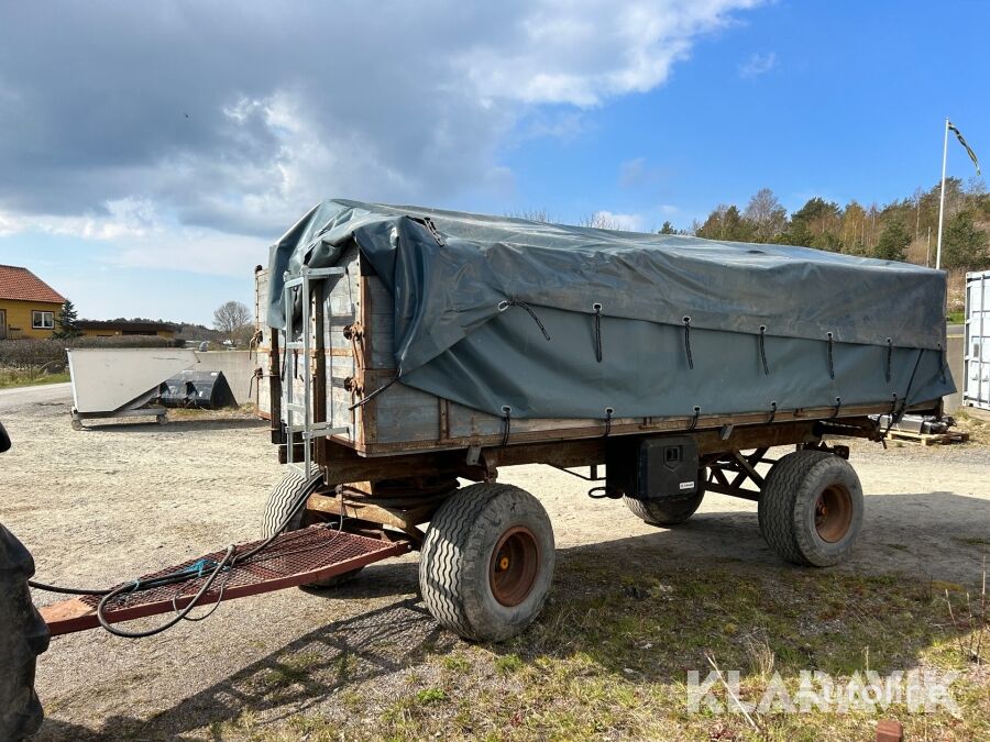 Spannmålsvagn med 3-vägs tipp & kapell flatbed trailer