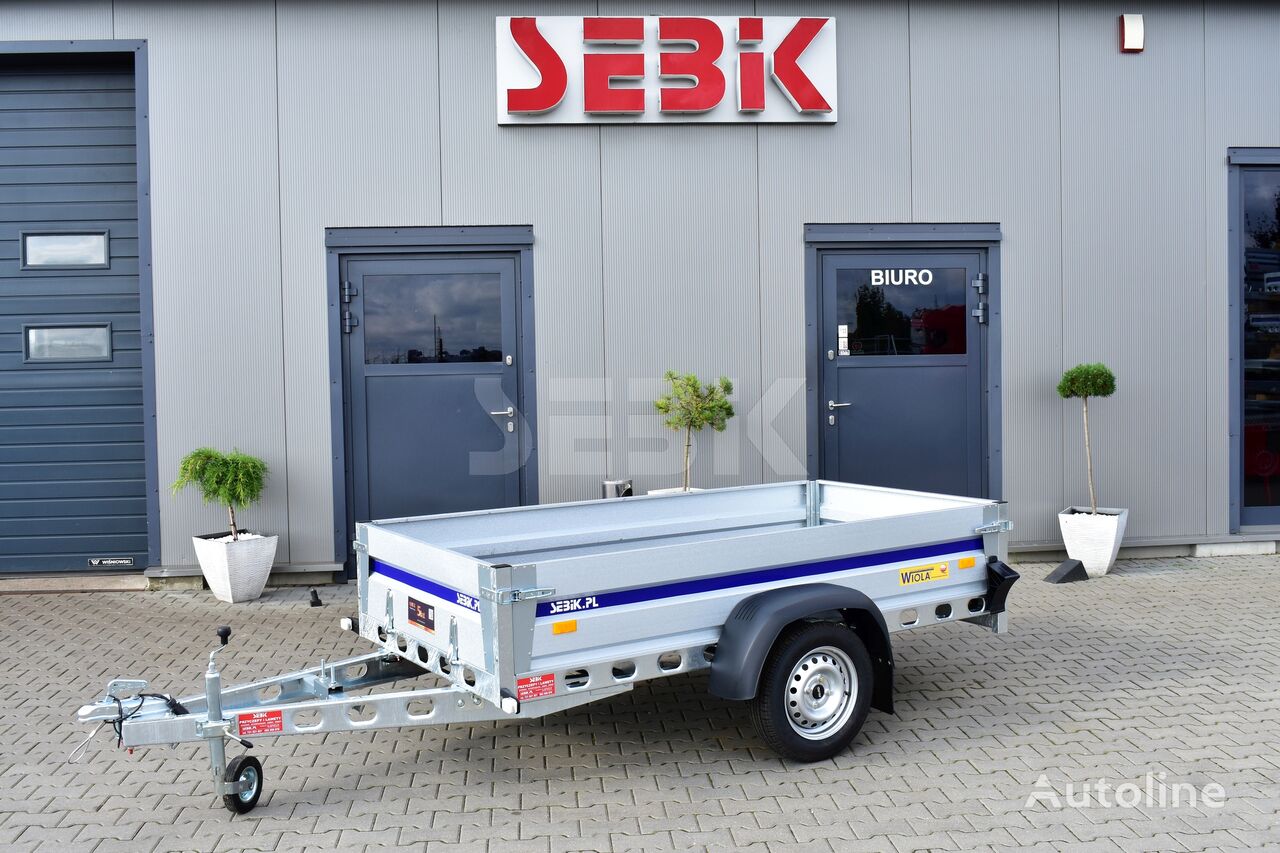 new Wiola KRAKUS PRZYCZEPA JEDNOOSIOWA niehamowana spawana mocna flatbed trailer