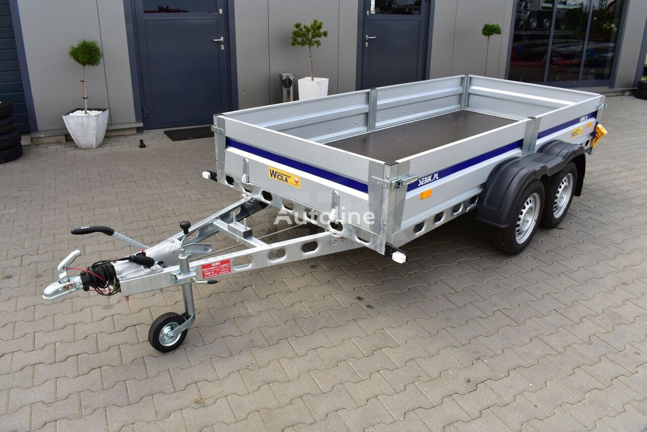 New Wiola W15C30 PRZYCZEPA DWUOSIOWA HAMOWANA KAT.B lekka bez przeglądu flatbed trailer - Autoline