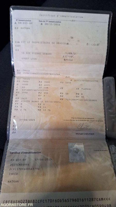 2016 Iveco 70C21-46644637