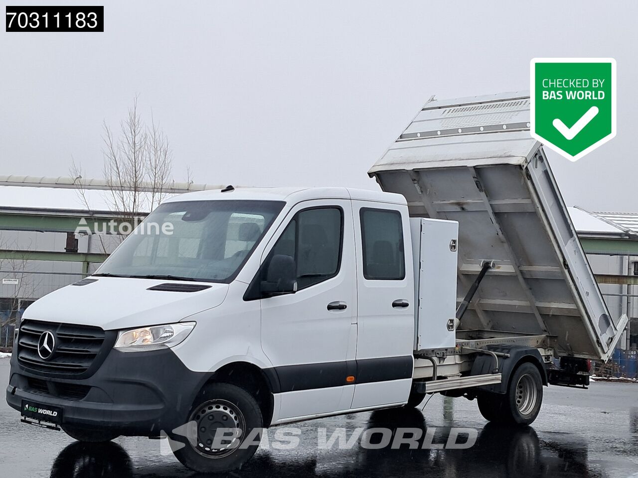 Бортовой грузовик < 3.5т Mercedes-Benz Sprinter 514 CDI Automatik Pritsche 3,5t AHK Doppelbereifung Kli - Autoline