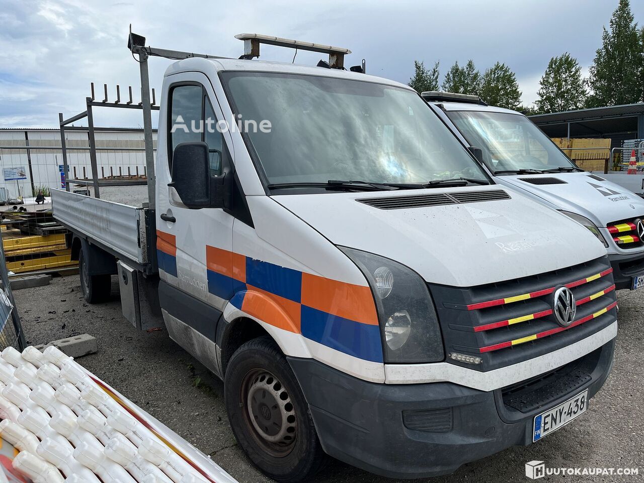 Volkswagen Crafter with flatbed, 2011, Tampere 1.97-litre, diesel, 247,000  flatbed truck < 3.5t - Autoline
