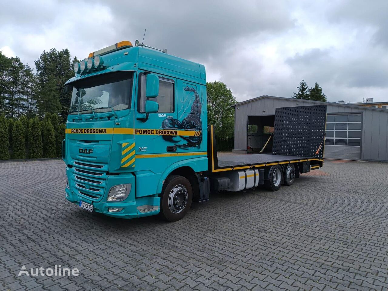 DAF 460 open laadbak vrachtwagen