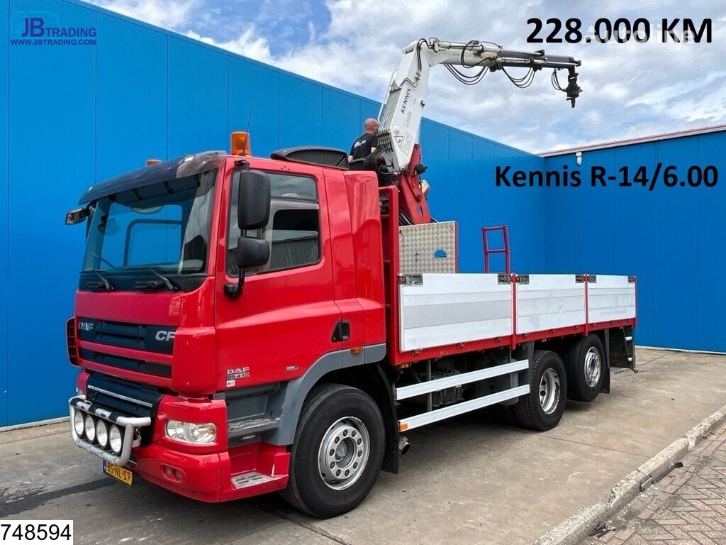 شاحنة مسطحة DAF 85 CF 410 6x2, EURO 5, Kennis