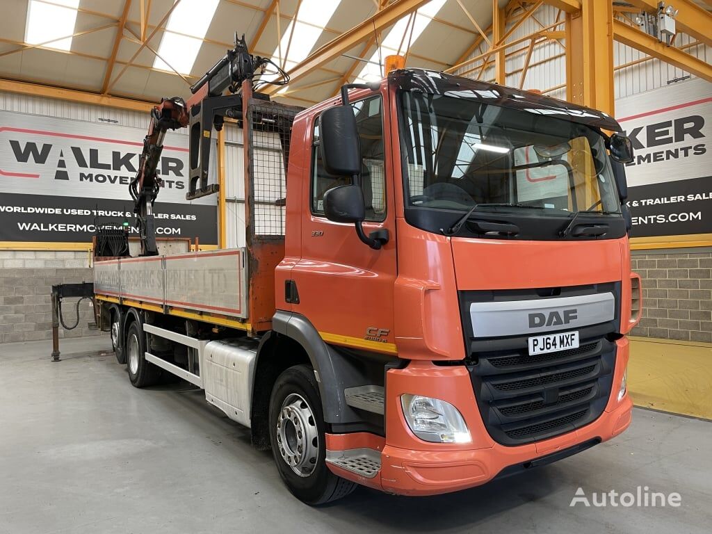 DAF CF 330 *EURO 6* 6X2 26 TONNE BRICK GRAB – 2015 – PJ64 MXF flatbed truck