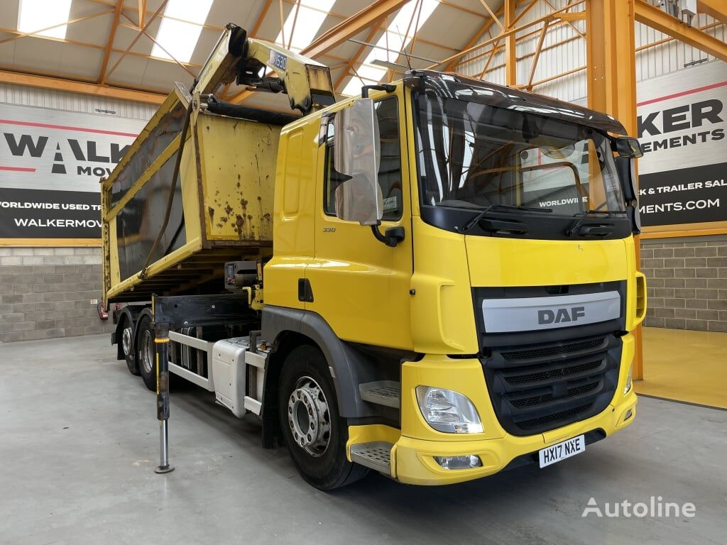 Бортовой грузовик DAF CF 330 *EURO 6* 6X2 TIPPER/CRANE – 2017 – HX17 NXE - Autoline