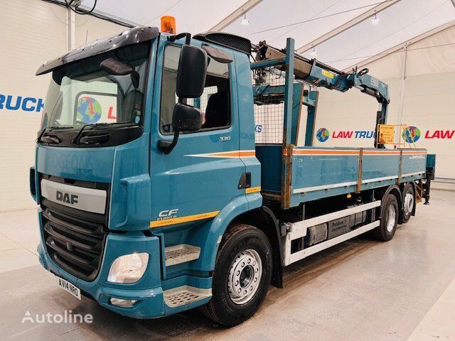 DAF CF 330 Euro 6 6x2 Dropside Brick Grab flatbed truck