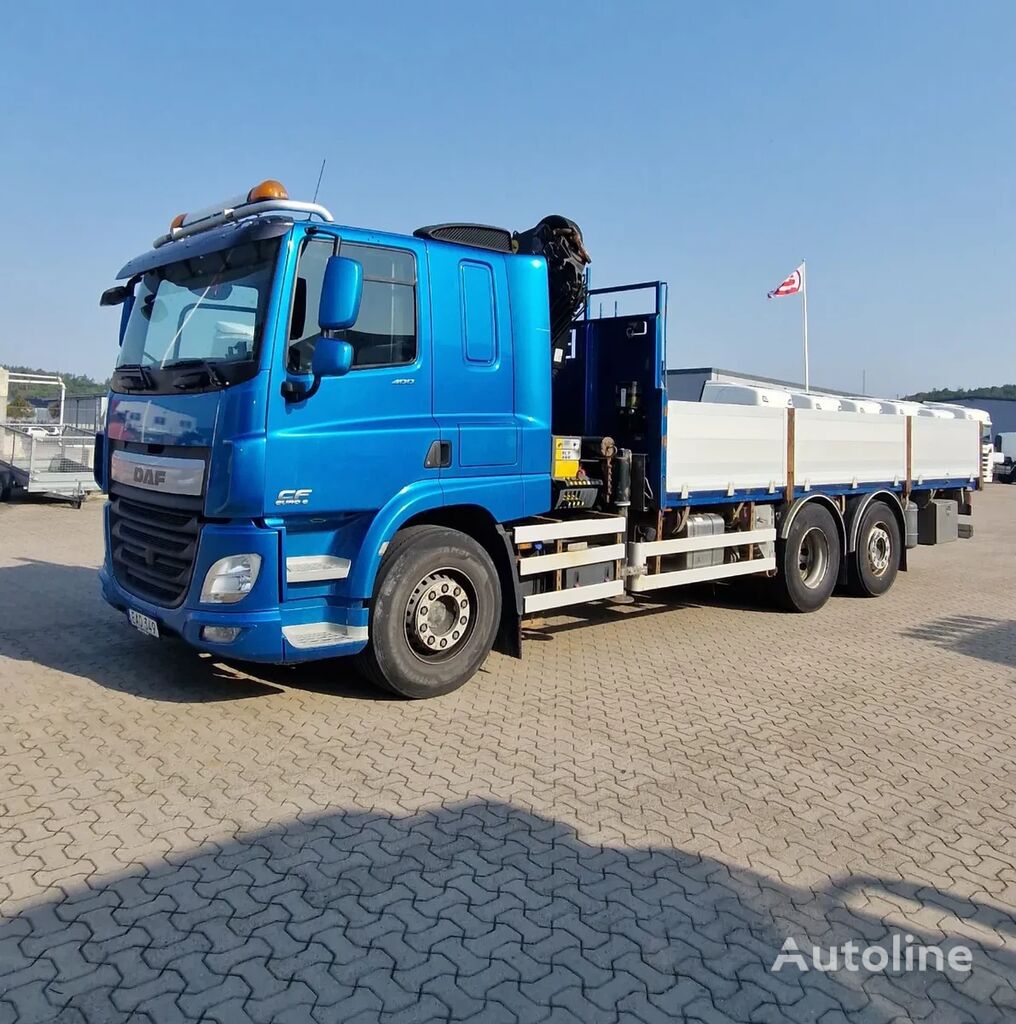 DAF CF 400 6x2*4 - Palfinger 18502 with remote - Euro 6 - Steering a camión caja abierta