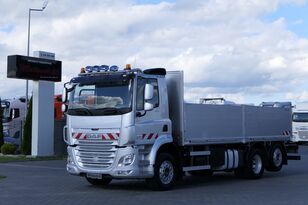 DAF CF 410  / 6X2 / SKRZYNIOWY - 6,5 M / OŚ PODNOSZONA / EURO 6 / Z  platós teherautó