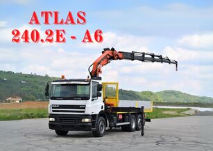 DAF CF 85.380 Pritsche 6,40 m+ ATLAS 240.2E-A6+FUNK! Pritsche LKW