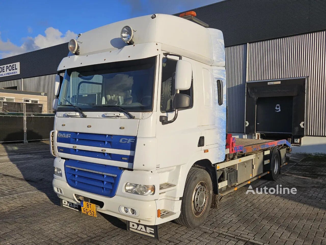 شاحنة مسطحة DAF CF 85 410 SSpace Cab Euro 5