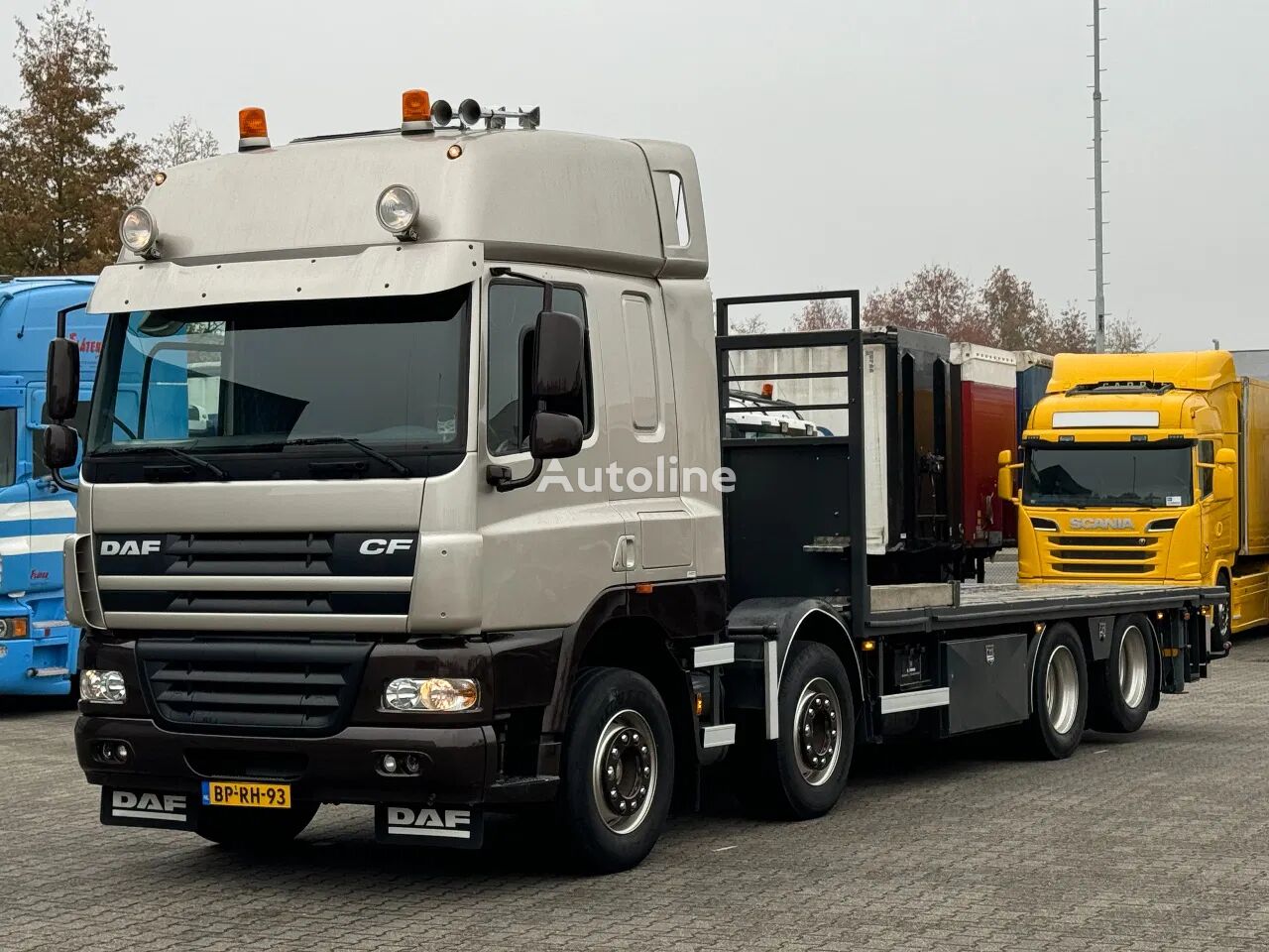 DAF CF 85.430 8x2 Manual / Open Laadbak + Kraanbok Euro 3 camión caja abierta