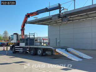 DAF CF75.250 CF 6X2 Palfinger PK20002 Remote Ramps Euro 5 flatbed truck