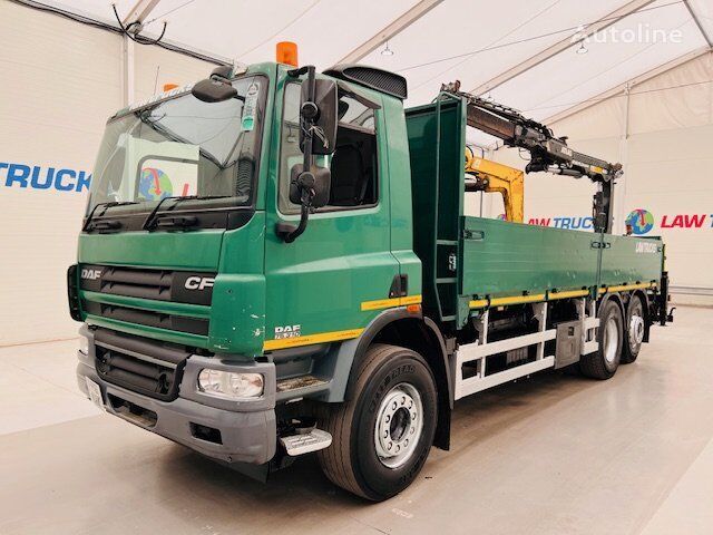 camion plateau DAF CF75 310 Rear Lift Day Cab Dropside Brick Grab