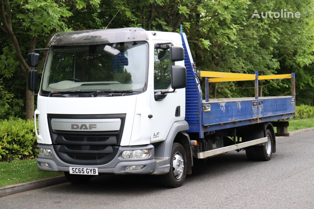 camion plateau DAF LF 180 4X2 21FT ALLOY DROPSIDE (2016)