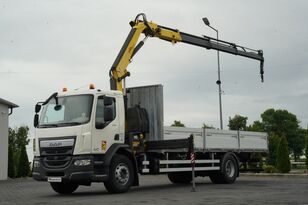 бортовой грузовик DAF LF 260 / 4X2 / SKRZYNIOWY - 7.30 + HDS HYVA HC 153 / STEROWANIE