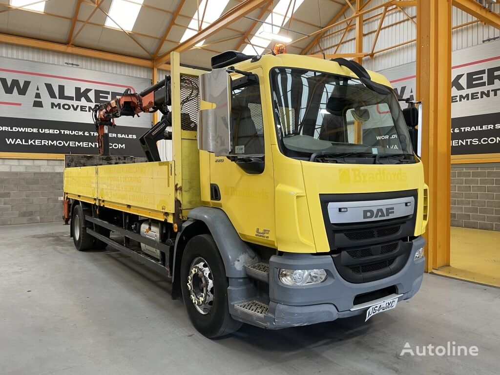 Camion plateau DAF LF220 *EURO 6* 4X2 18 TONNE BRICK GRAB – 2014 – WJ64 JXC - Autoline