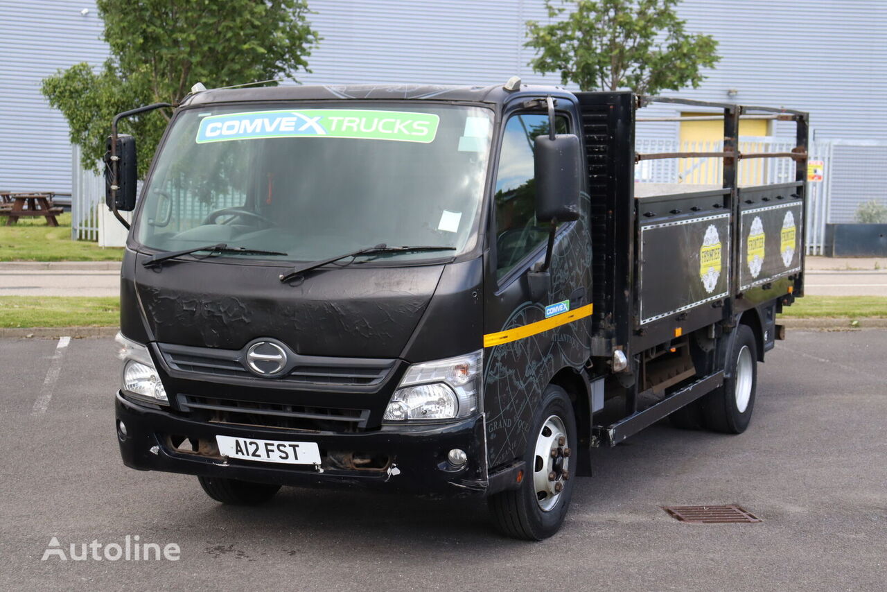 Hino 300 4X2 15FT HIGH STEEL DROPSIDE (2014) flatbed truck