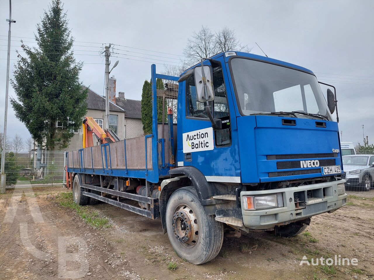 IVECO 180E18 flatbed truck