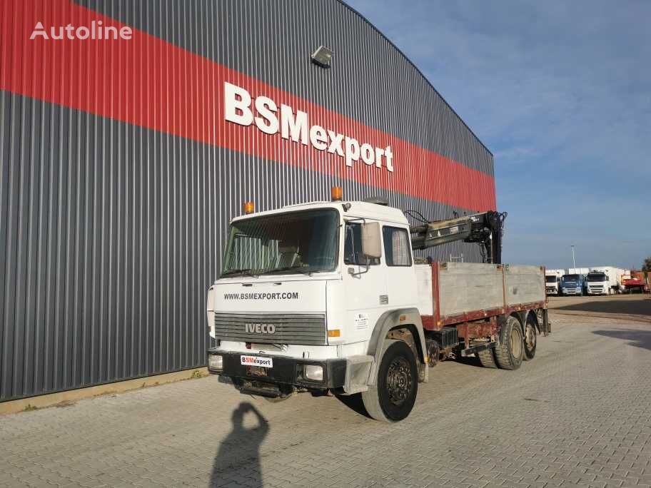 bortinis sunkvežimis IVECO 240E36 Turbostar, water cooled,  flatbed truck