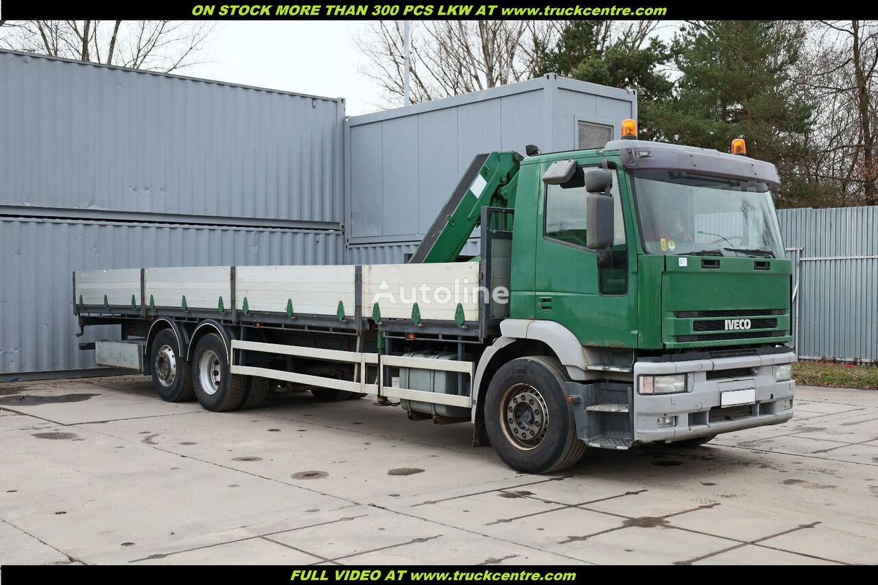 dropside camion IVECO 260 E 35 YR/PS, CRANE HMF 1323 K3- 2230 KG, 9,9m
