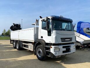 parda veoauto IVECO 260S43, kran HIAB 144D 2 PRO