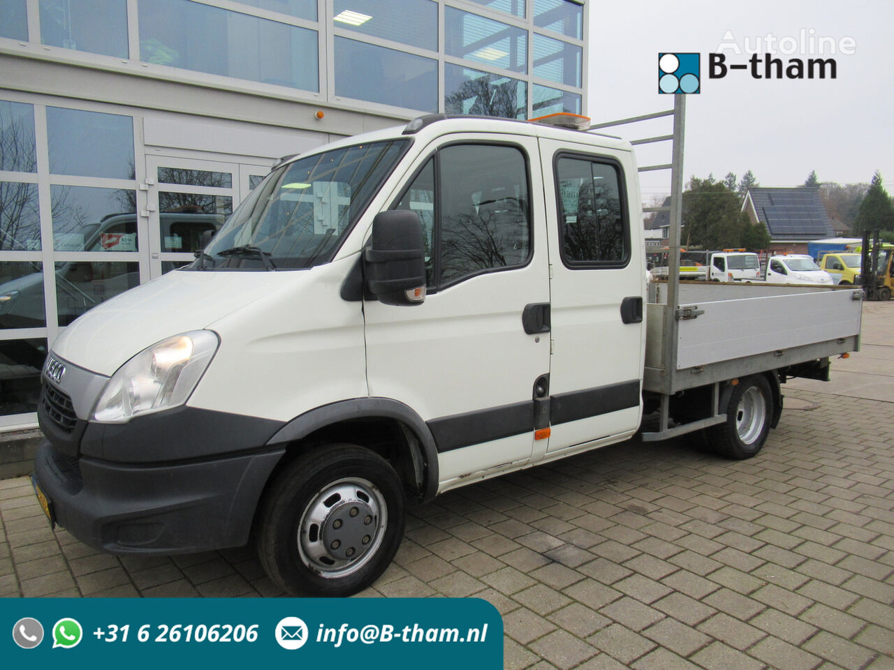 IVECO DAILY 40C13 DOKA Dubbelcabine PickUp flak lastbil