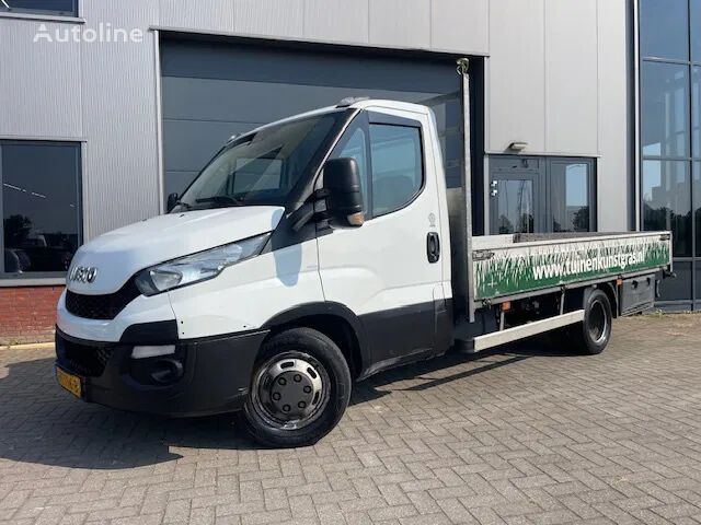 IVECO Daily 35C17 open laadbak , trekhaak, automaat flatbed truck