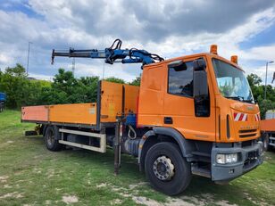 IVECO Eurocargo 180 E 24 MKG HLK 116 Crane flatbed truck