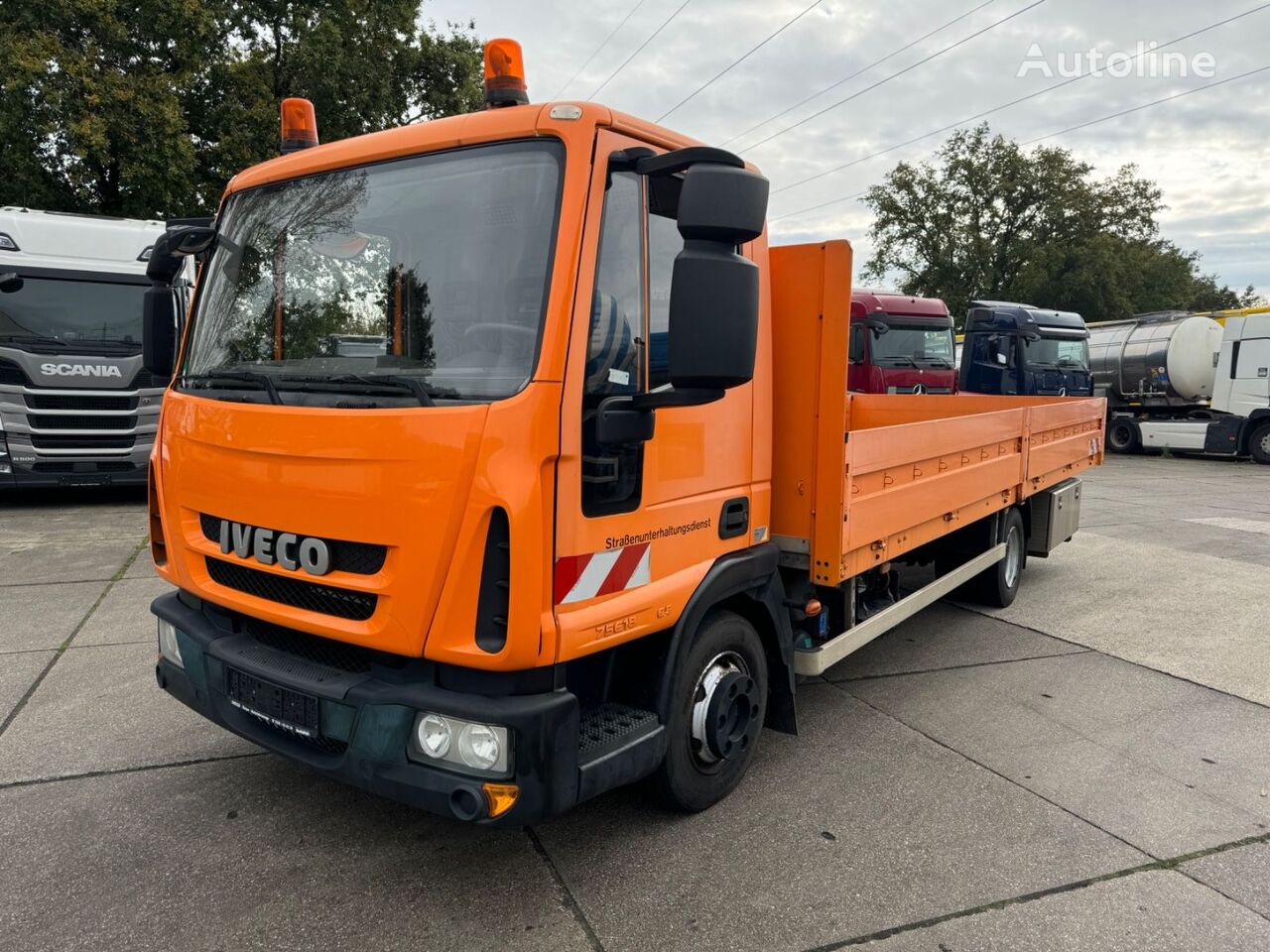 IVECO Eurocargo 75E18 flak lastbil