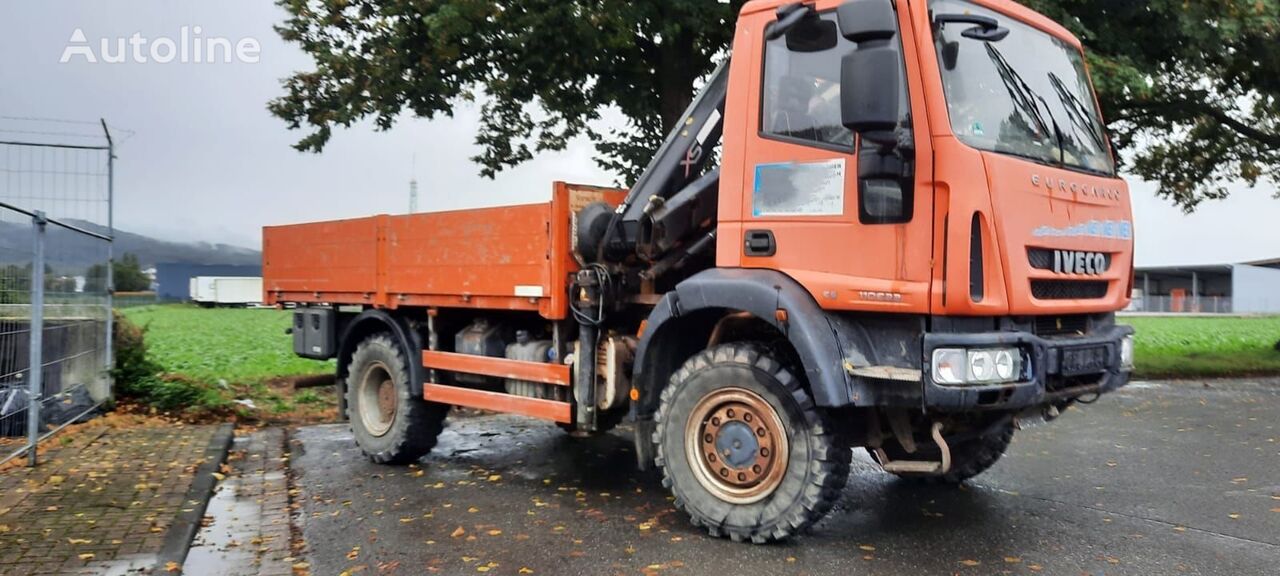 IVECO ML110-220 4x4 mit Kran+Funk open laadbak vrachtwagen