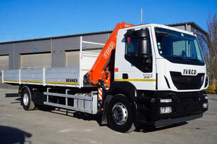 бортовой грузовик IVECO STRALIS 19.310 / E6 / Flatbed 19 EPAL / FASSI F135