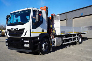 бортовой грузовик IVECO STRALIS 19.310 / E6 / Flatbed 19 EPAL / FASSI F135