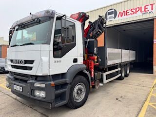 IVECO Stralis 350 flatbed truck