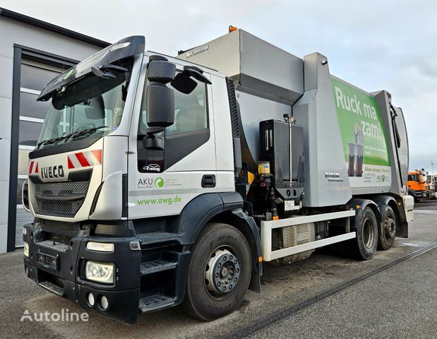 IVECO Stralis 360 Euro6 FAUN Sidepress Pritsche LKW