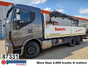 IVECO Stralis AS260S46Y 6x2, Retarder camión caja abierta