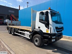 tovornjak tovorna plo&scaron;čad IVECO Trakker 360 6x4, Euro 6, Steel suspension, PTO, Palfinger