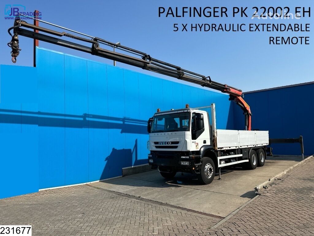 IVECO Trakker 360 6x4, Palfinger, Remote, Steel suspension open laadbak vrachtwagen